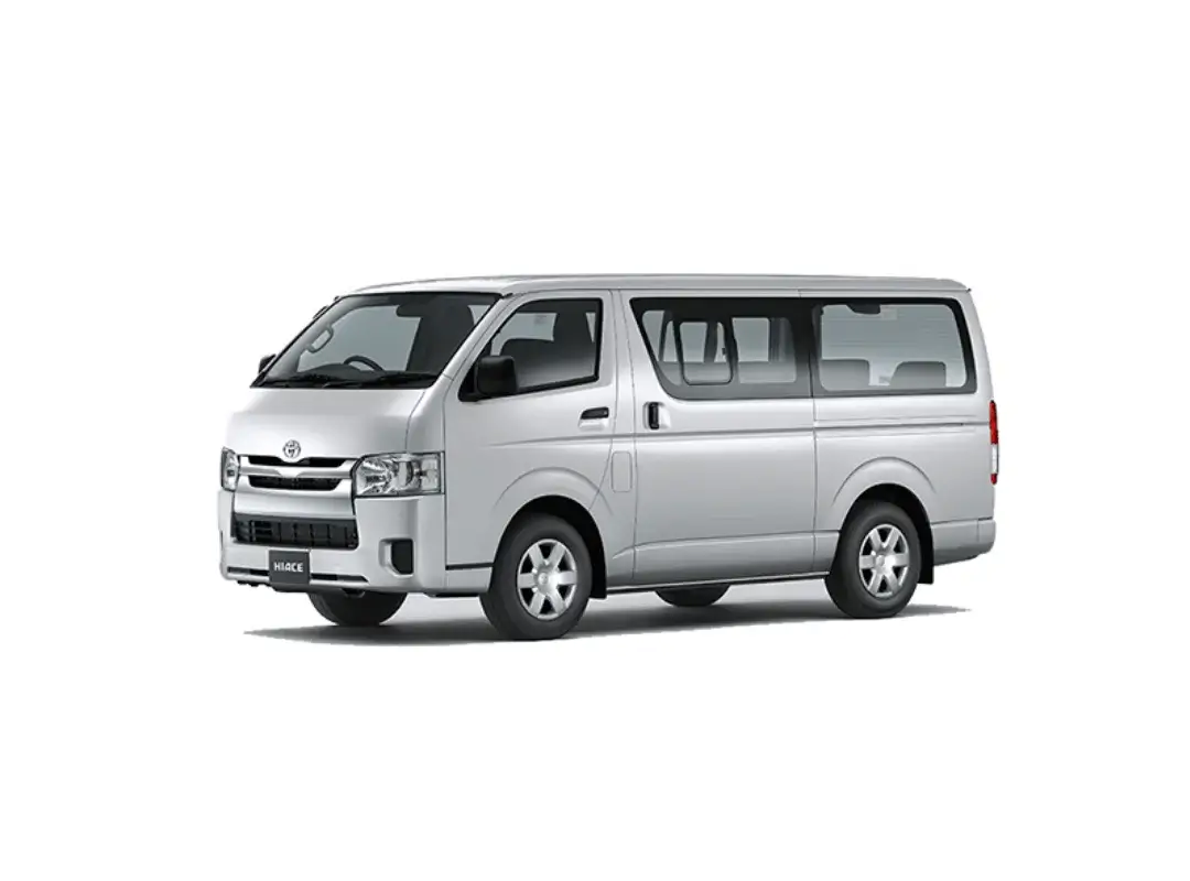 Toyota Hi-Ace Commuter (Metallic Gray) – Cebu Car Rental