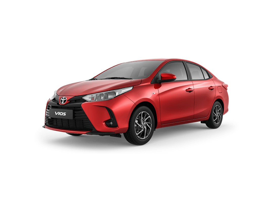 Toyota Vios Supper Red Car Rental in Cebu City
